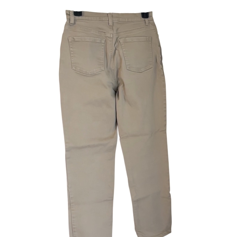 Gloria Vanderbilt Amanda‎ Jeans Womens Size 4 Tan Straight Leg Pants